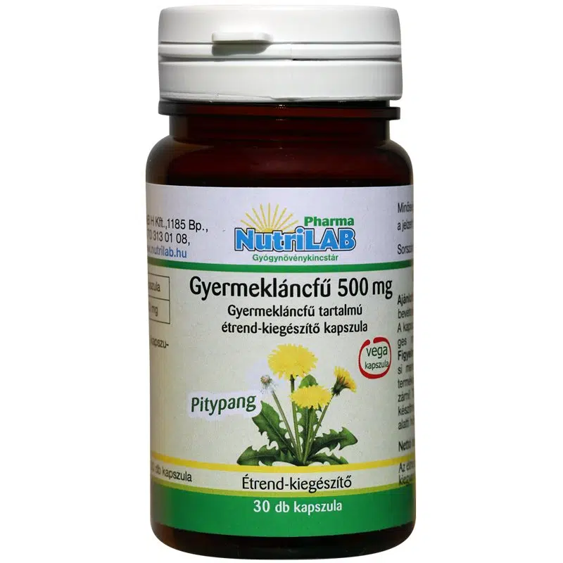 Nutrilab Gyermekláncfű kapszula - 30db 1 Nutrilab Gyermekláncfű kapszula - 30db