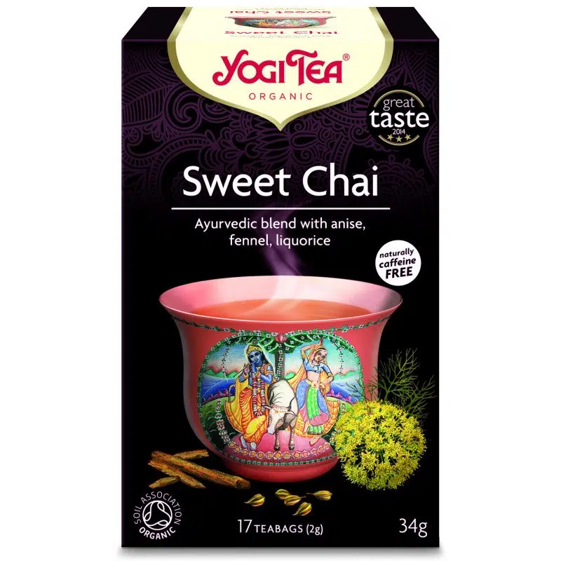 Yogi Bio Édes chai tea - 17 filter/doboz 1 Yogi Bio Édes chai tea - 17 filter/doboz