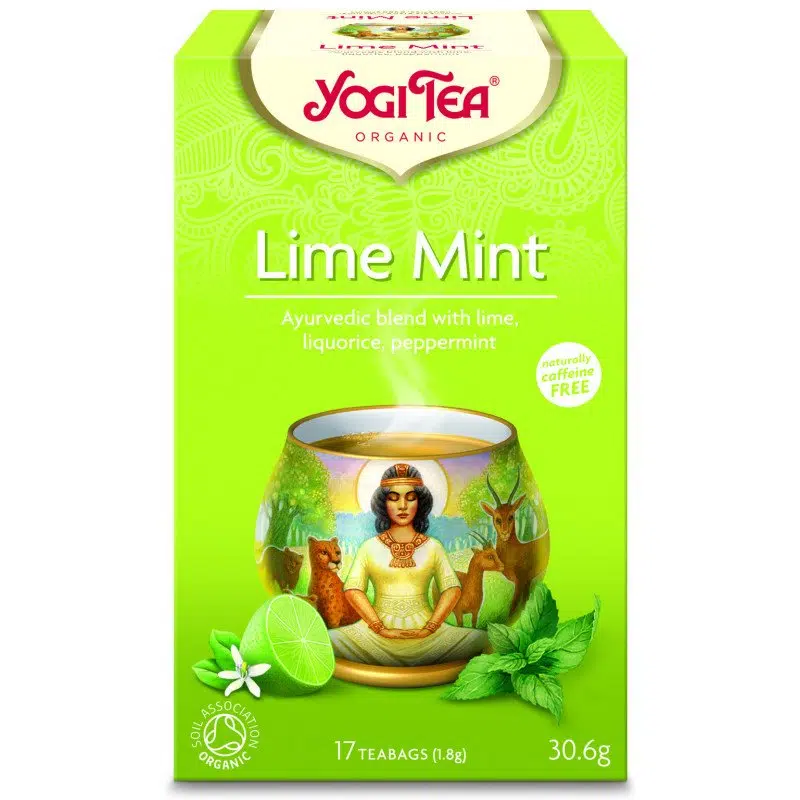 Yogi Bio lime menta tea - 17 filter/doboz 1 Yogi Bio lime menta tea - 17 filter/doboz
