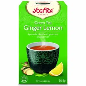 Yogi Bio zöld tea gyömbérrel, citrommal - 17 filter/doboz