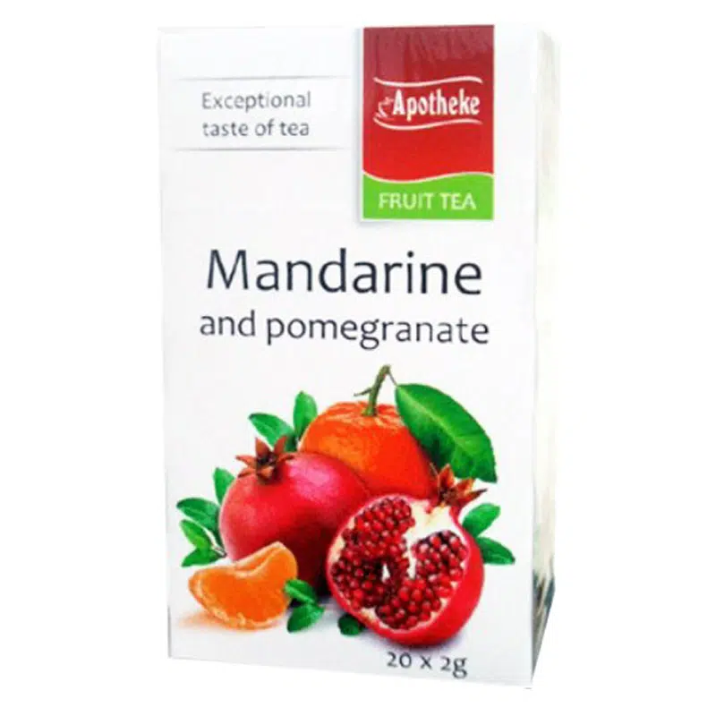 Apotheke Mandarin és Gránátalma tea - 20 filter 1 Apotheke Mandarin és Gránátalma tea - 20 filter