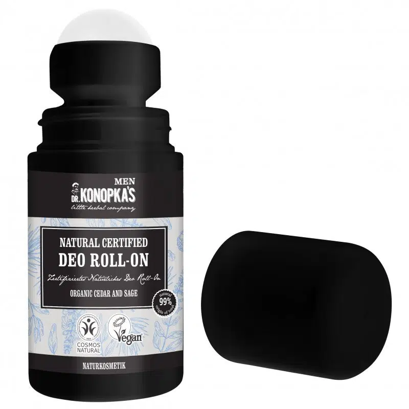 Dr. Konopka's MEN Minősített golyós dezodor bio cédrussal és zsályával - 50ml 1 Dr. Konopka's MEN Minősített golyós dezodor bio cédrussal és zsályával - 50ml