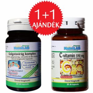 Nutrilab Golgotavirág komplex + Ajándék C-vitamin kapszula - 60db+30db