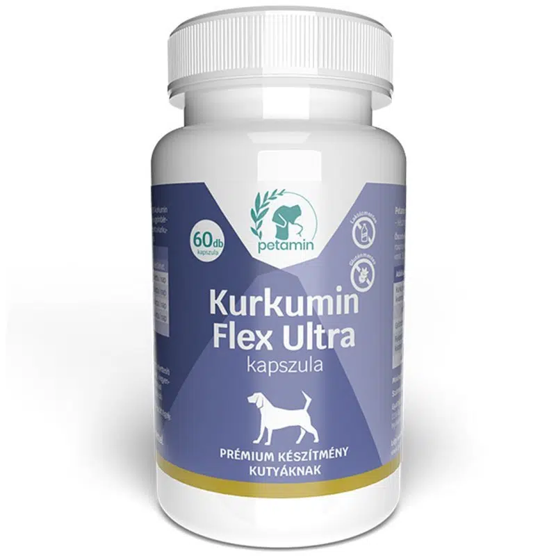Petamin Kurkumin Flex Ultra kapszula kutyáknak - 60db 1 Petamin Kurkumin Flex Ultra kapszula kutyáknak - 60db
