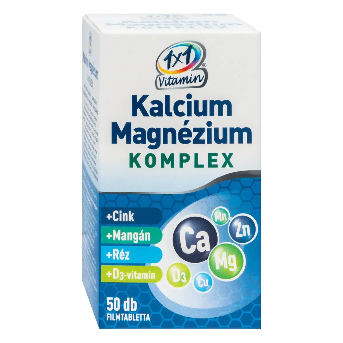1x1 Vitamin Kalcium + Magnézium Komplex filmtabletta - 50db 1 1x1 Vitamin Kalcium + Magnézium Komplex filmtabletta - 50db