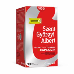Goodwill Szent-Györgyi Albert C-vitamin 1000mg + Capsaicin filmtabletta - 100db