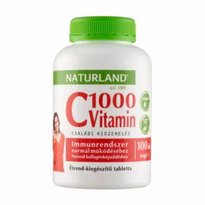 Naturland C-vitamin 1000mg tabletta - 100db
