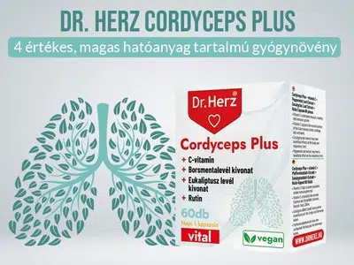 Dr. Herz Cordyceps Plus + C-vitamin kapszula