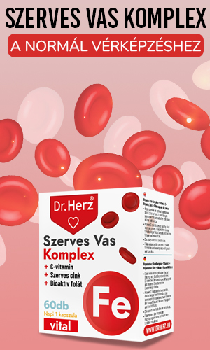 Dr. Herz Szerves Vas komplex+C-vitamin+Szerves Cink+Folát kapszula