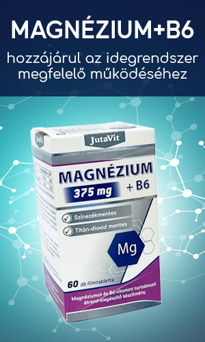 JutaVit Magnézium 375mg+B6-vitamin tabletta