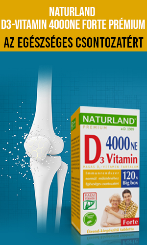 Naturland D3-vitamin 4000NE Forte Prémium tabletta