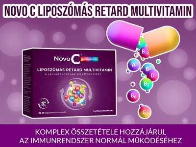 Novo C Liposzómás Retard Multivitamin lágyzselatin kapszula