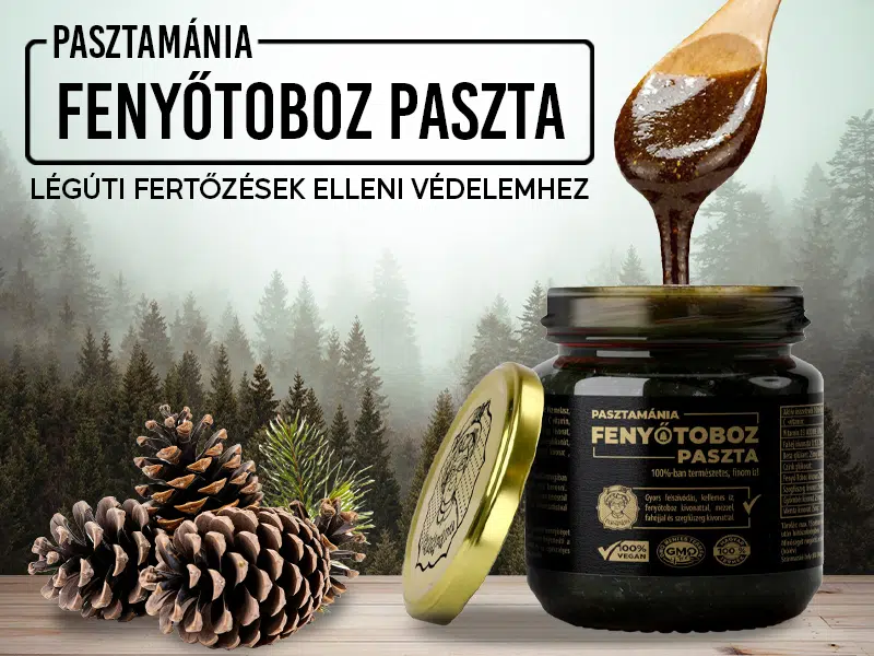 Légúti fertőzések, allergiás reakciók ellen ajánljuk a Pasztamánia Fenyőtoboz pasztát! 1 Légúti fertőzések, allergiás reakciók ellen ajánljuk a Pasztamánia Fenyőtoboz pasztát!