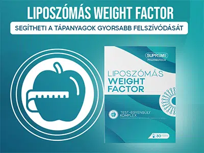 Supreme Pharmatech Liposzómás Weight Factor – fogyást támogató