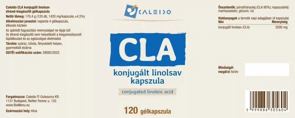Caleido CLA gélkapszula - 120db 2 Caleido CLA gélkapszula - 120db - Image 2