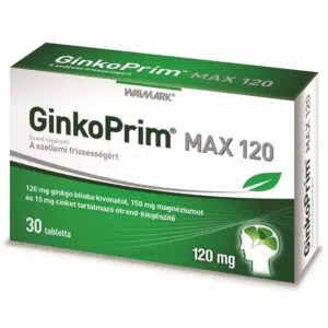 Walmark Ginkoprim Max 120mg tabletta - 30db
