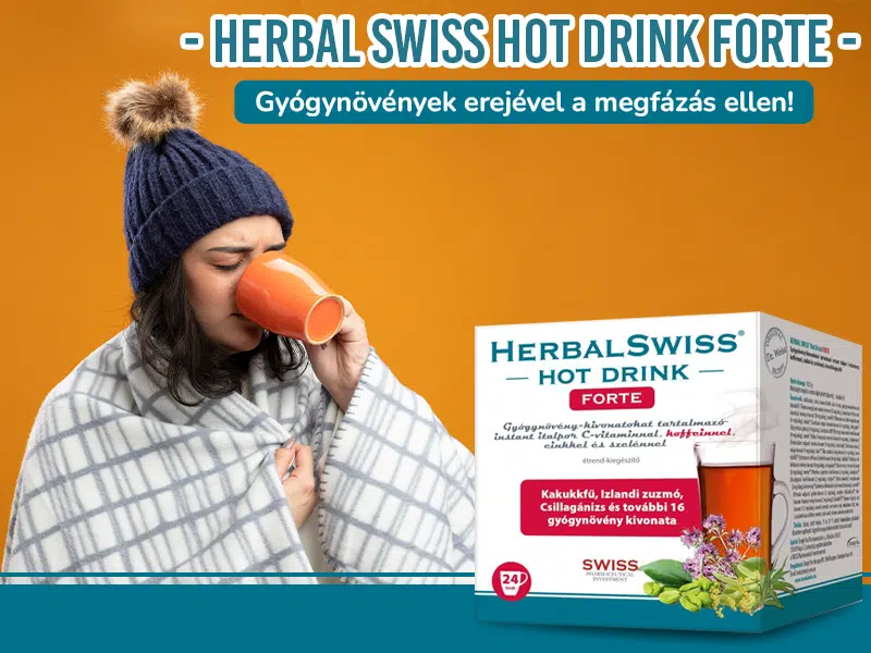 Megfázás? Nátha? Influenza? A Herbal Swiss Hot Drink FORTE Instant italpor segíthet! 1 Megfázás? Nátha? Influenza? A Herbal Swiss Hot Drink FORTE Instant italpor segíthet!