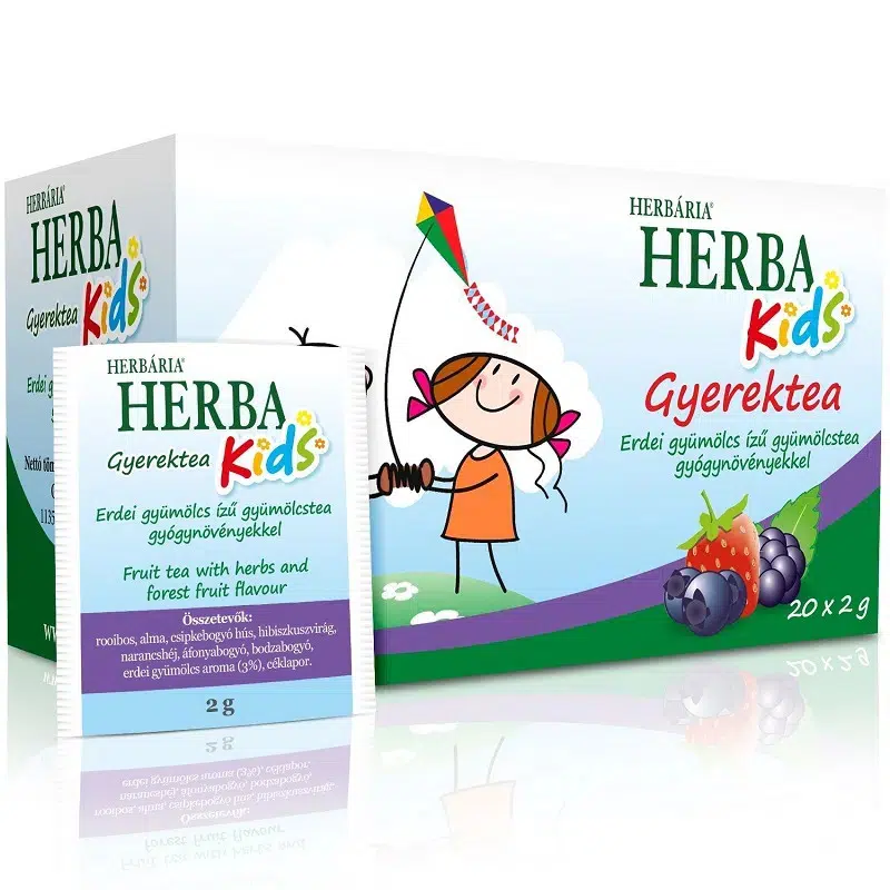 Herbária Kids Gyerektea erdei gyümölcs ízű - 20 filter 1 Herbária Kids Gyerektea erdei gyümölcs ízű - 20 filter