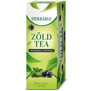 Herbária Zöld tea feketeribizli - 25 filter
