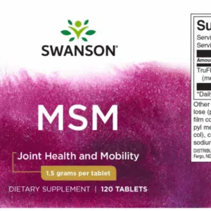 Swanson MSM tabletta - 120db 3 Swanson MSM tabletta - 120db - Image 2