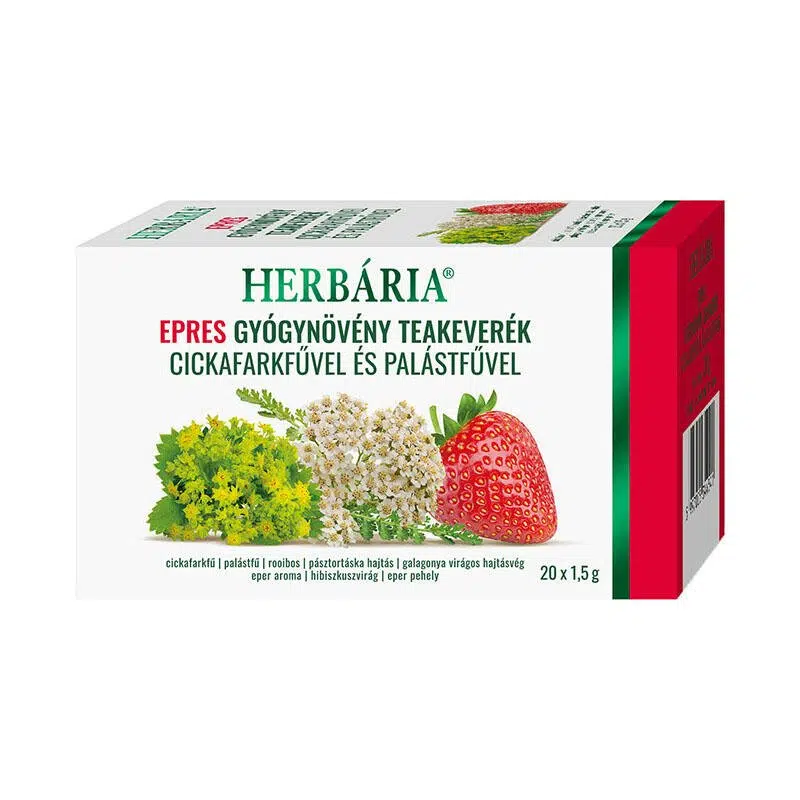 Herbária Epres gyógynövény teakeverék - 20 filter 1 Herbária Epres gyógynövény teakeverék - 20 filter