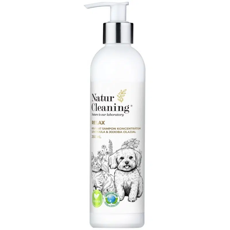 NaturCleaning Relax Kisállat sampon koncentrátum levendula & jojoba olajjal - 250ml 1 NaturCleaning Relax Kisállat sampon koncentrátum levendula & jojoba olajjal - 250ml