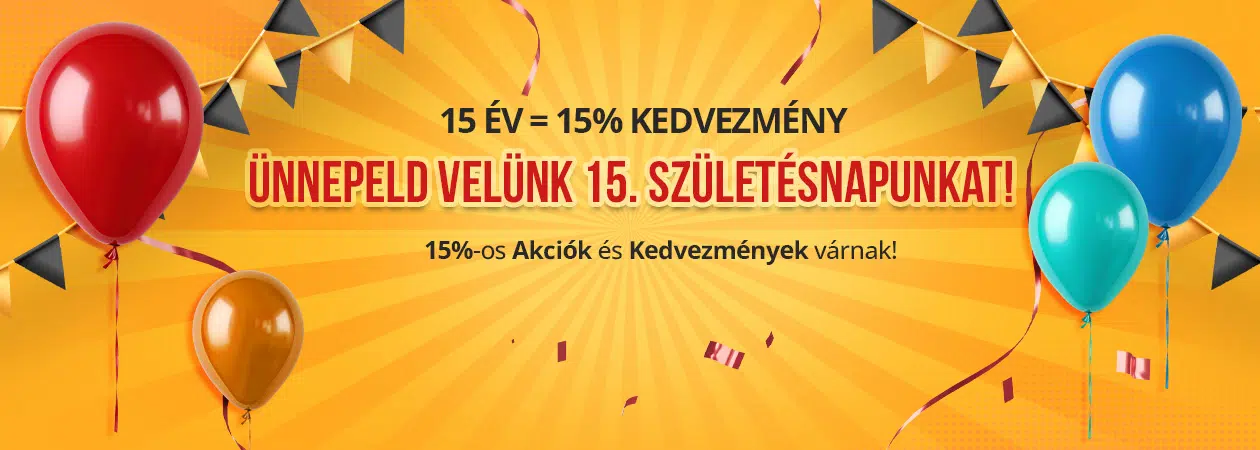 15 évesek lettünk!