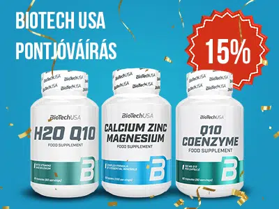 Biotech USA 15% pontjóváírás!