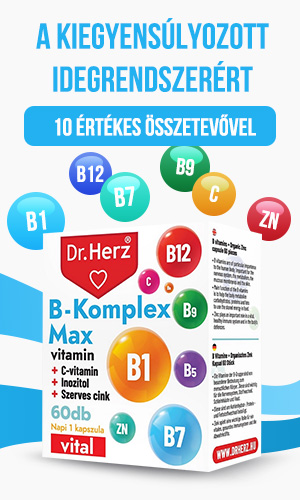 Dr. Herz B-Komplex Max+C-vitamin+Inozitol+Szerves Cink kapszula