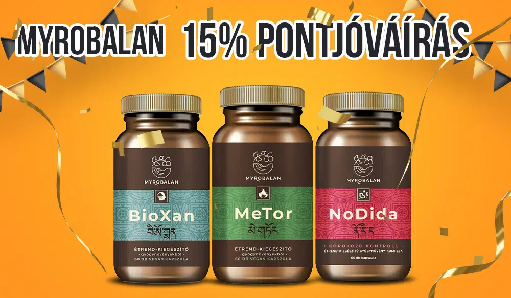 Myrobalan 15% pontjóváírás!