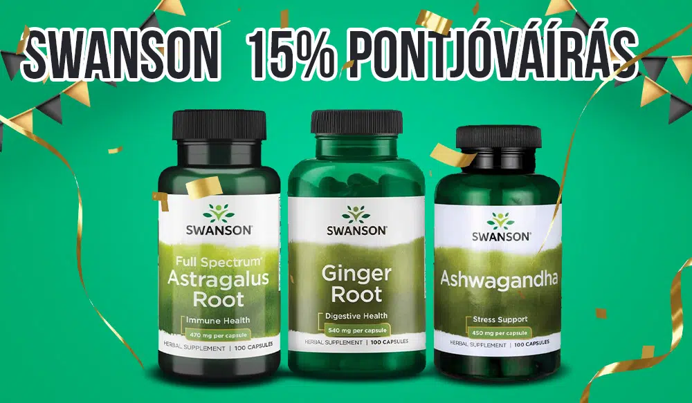 Swanson 15% pontjóváírás!