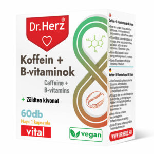 Dr. Herz Koffein + B-vitaminok kapszula - 60db