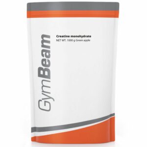 GymBeam 100% kreatin-monohidrát zöldalma ízű por - 1000g