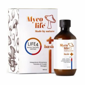 MycoLife LIFE4-komplex (Reishi, Shitake, Maitake) - 100ml