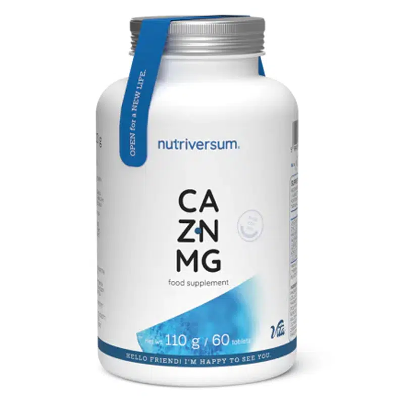 Nutriversum CA-ZN-MG - Kalcium, Cink, Magnézium tabletta - 60db 1 Nutriversum CA-ZN-MG - Kalcium, Cink, Magnézium tabletta - 60db