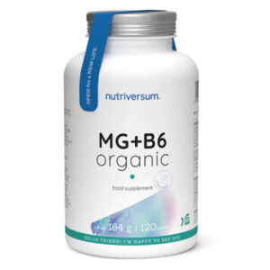 Nutriversum Magnézium+B6-vitamin Organic tabletta - 120db