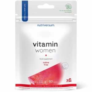 Nutriversum Vitamin Women Jód mentes tabletta - 60db