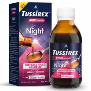 Tussirex Night Köhögés elleni szirup - 120ml