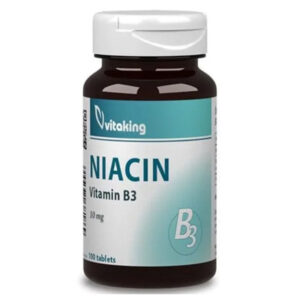 Vitaking Niacin (B3-vitamin) tabletta - 100db
