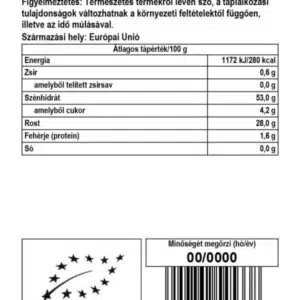 Biomenü Bio Fekete törpeberkenye por - 125g 3 Biomenü Bio Fekete törpeberkenye por - 125g - Image 2