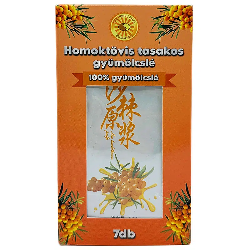 Sun Moon Homoktövis tasakos gyümölcslé - 7x30ml 1 Sun Moon Homoktövis tasakos gyümölcslé - 7x30ml