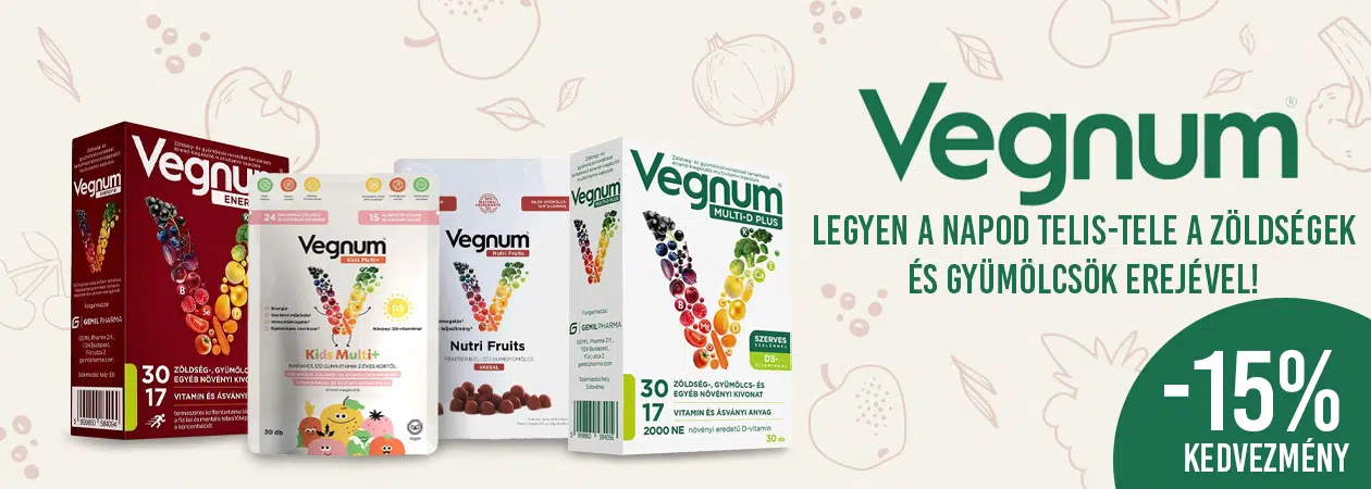 Vegnum -15% kedvezménnyel