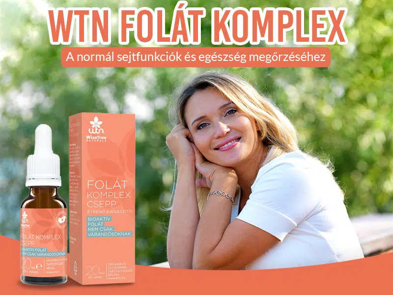 Folsav helyett kitűnő felszívódású folát B12-vitaminnal! Ismerje meg a WTN Folát komplex cseppet! 9 Folsav helyett kitűnő felszívódású folát B12-vitaminnal! Ismerje meg a WTN Folát komplex cseppet!