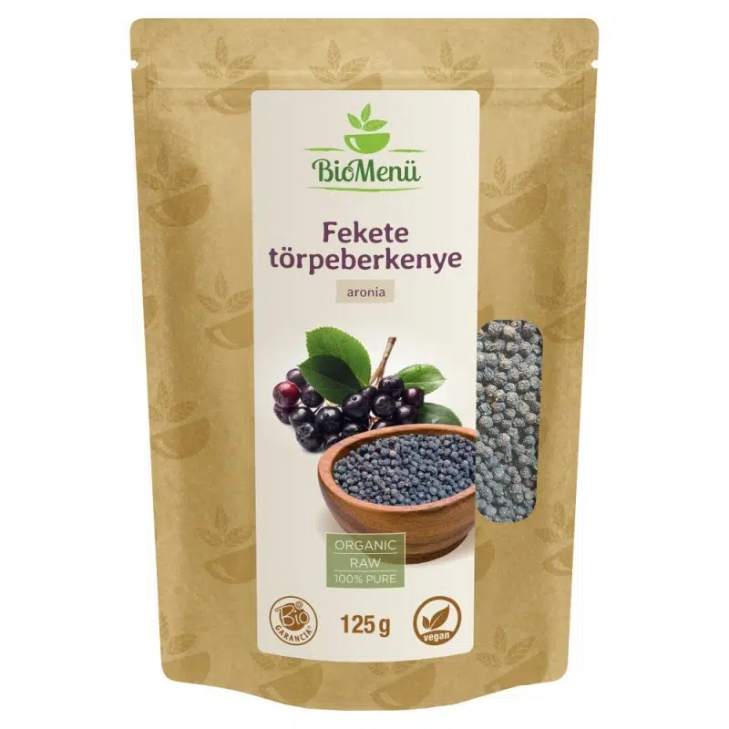 Biomenü Bio Fekete törpeberkenye (egész bogyó) - 125g 1 Biomenü Bio Fekete törpeberkenye (egész bogyó) - 125g