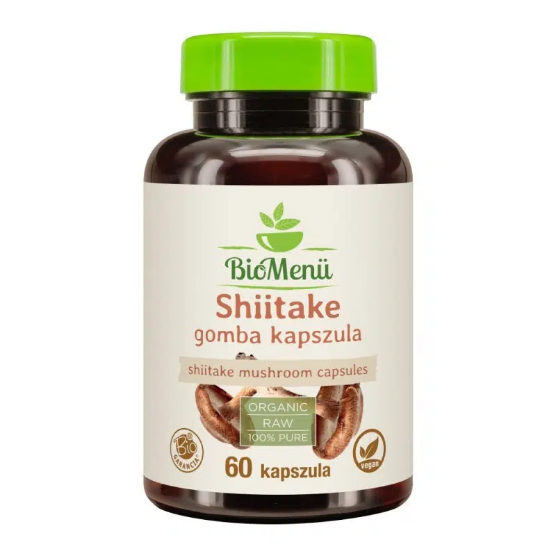 Biomenü Bio Shiitake gomba kapszula - 60db 1 Biomenü Bio Shiitake gomba kapszula - 60db