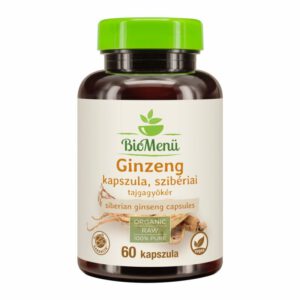 Biomenü Szibériai Ginzeng (Ginseng) kapszula - 60db