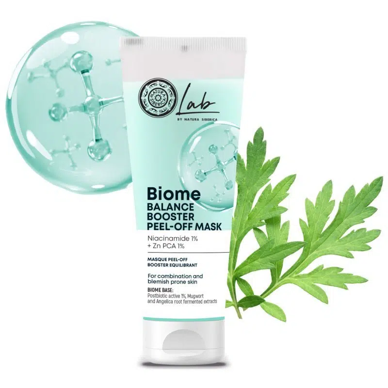 Natura Siberica Lab Biome Kiegyensúlyozó Lehúzható maszk Niacinamid + Zn PCA - 75ml 1 Natura Siberica Lab Biome Kiegyensúlyozó Lehúzható maszk Niacinamid + Zn PCA - 75ml
