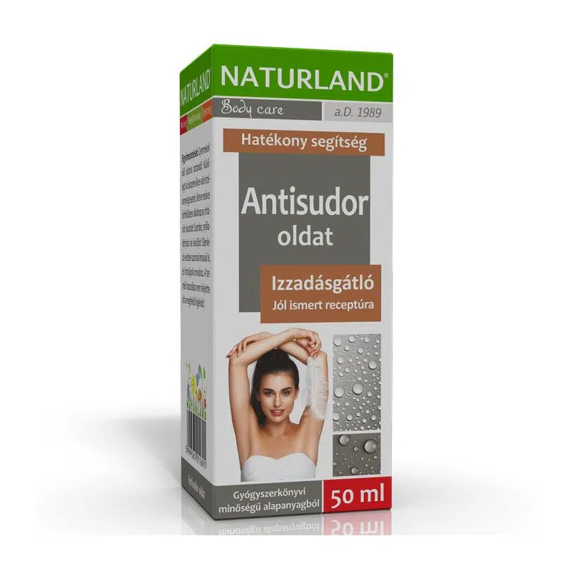 Naturland Antisudor izzadásgátló oldat - 50ml 1 Naturland Antisudor izzadásgátló oldat - 50ml