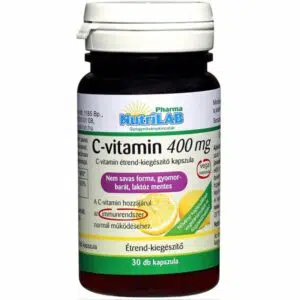 Nutrilab C-vitamin 400mg kapszula - 30db
