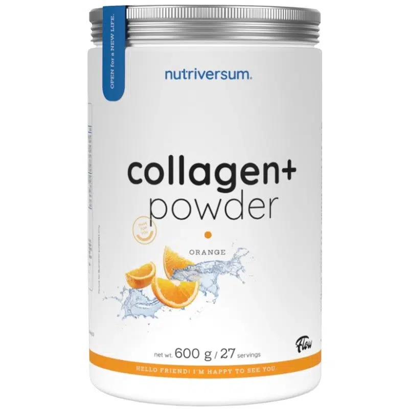 Nutriversum FLOW Collagen+Powder narancs kollagén italpor - 600g 1 Nutriversum FLOW Collagen+Powder narancs kollagén italpor - 600g